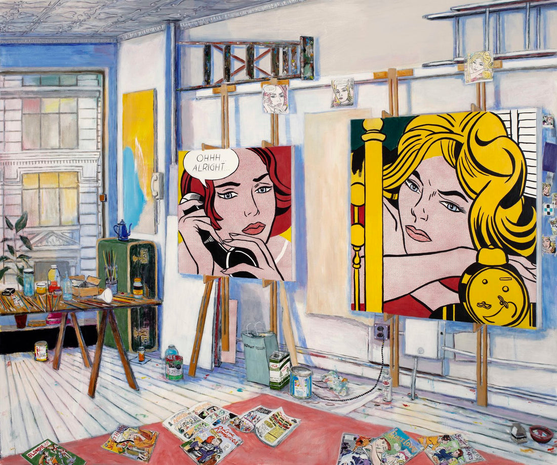 DAMIAN ELWES - "Number 26" - Hand Painted Denim Jacket by Damian Elwes