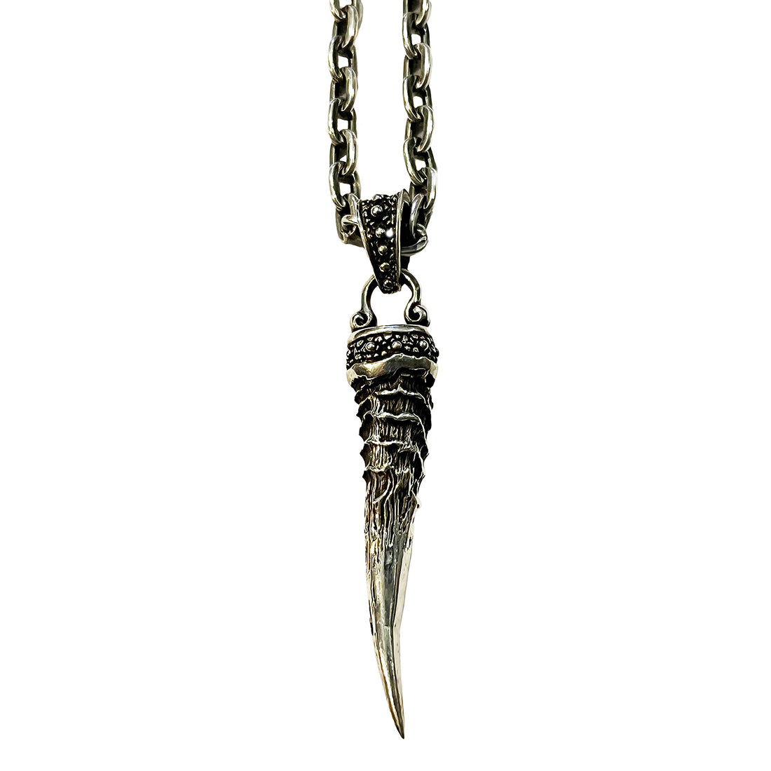 LUMINARI Jewelry -"AFRICAN HORN" Sterling Silver Pendant