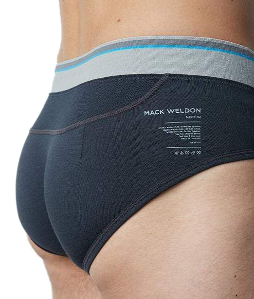 Mack Weldon - "18-Hour Jersey" Brief in True Black