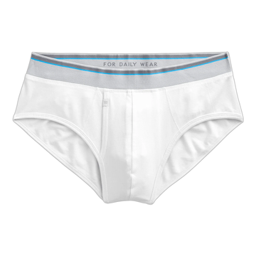 Mack Weldon - "18-Hour Jersey" Brief in Bright White