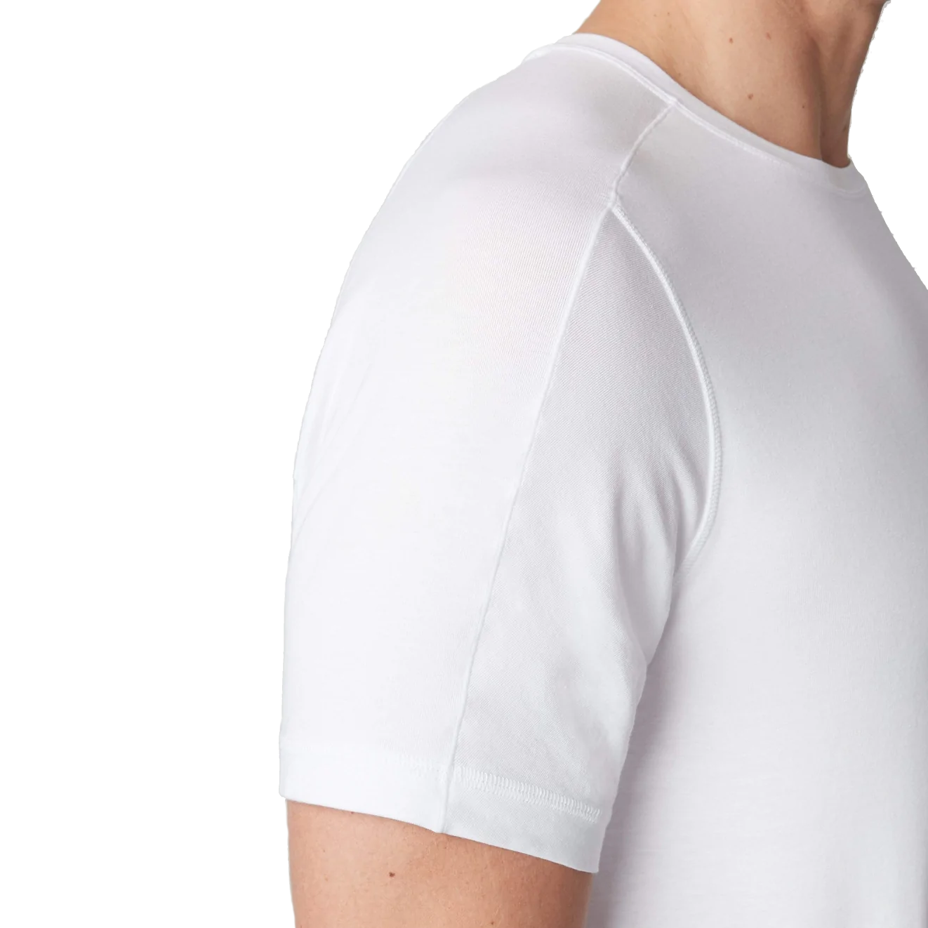 Mack Weldon - &quot;18-Hour Jersey&quot; Crew Neck Undershirt in Bright White