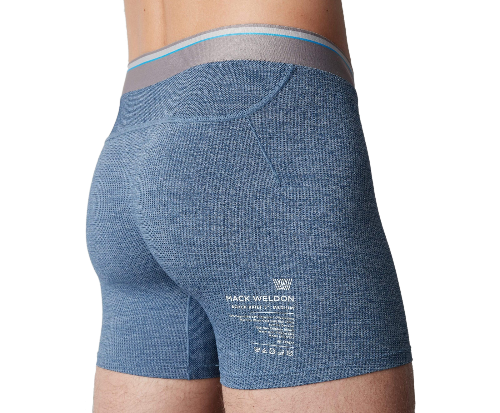 Mack Weldon - &quot;AIRKNIT X&quot; Boxer Brief in Charcoal Heather