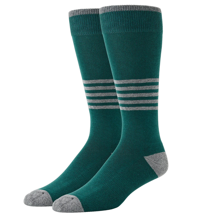 Mack Weldon - Everyday Extended Sock in Midnight Pine & Grey Heather