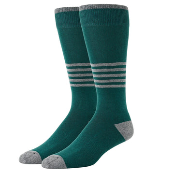 Mack Weldon - "EVERYDAY" EXTENDED SOCK in MIDNIGHT PINE & GREY HEATHER