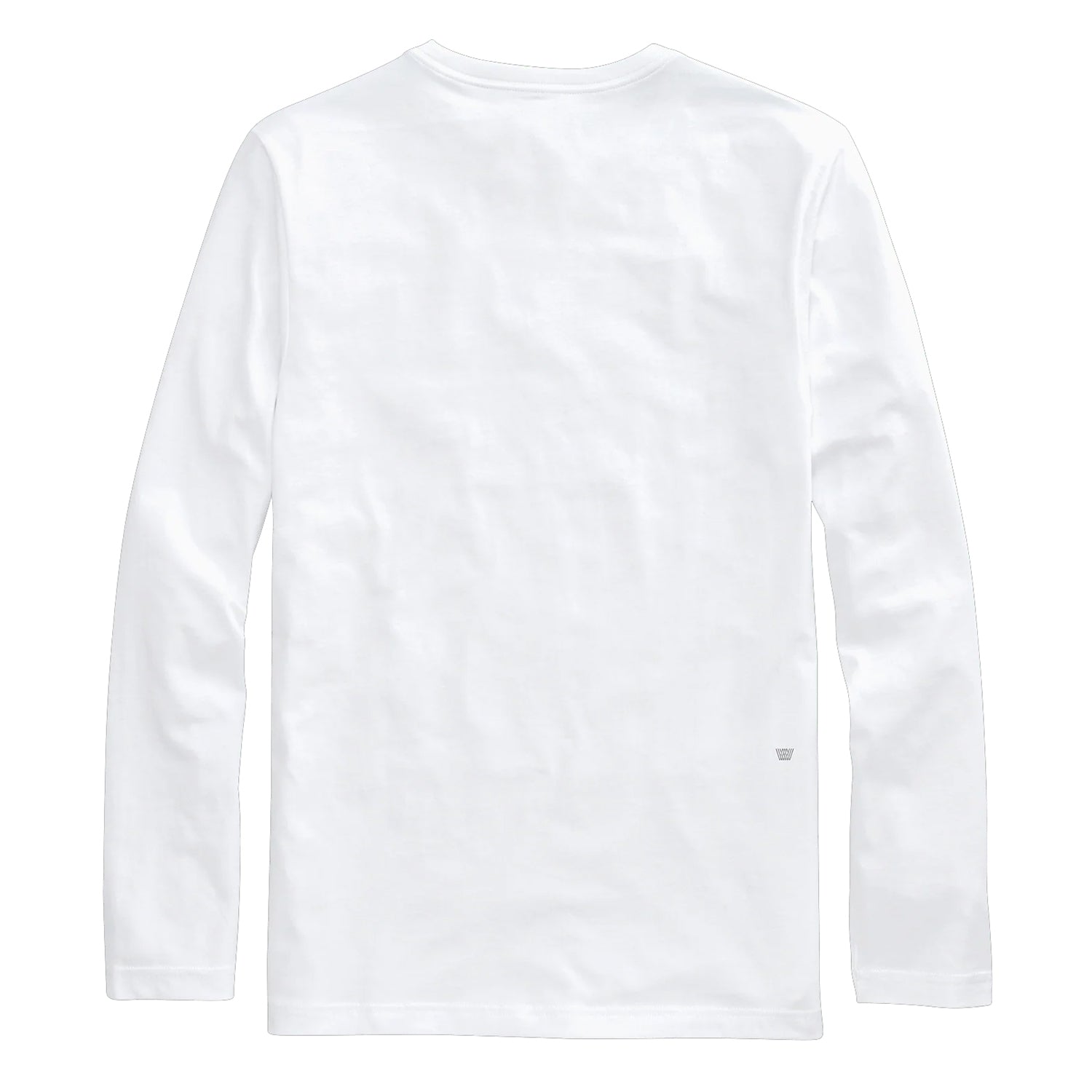 Mack Weldon - Pima Long Sleeve Crew Neck T-Shirt in Bright White