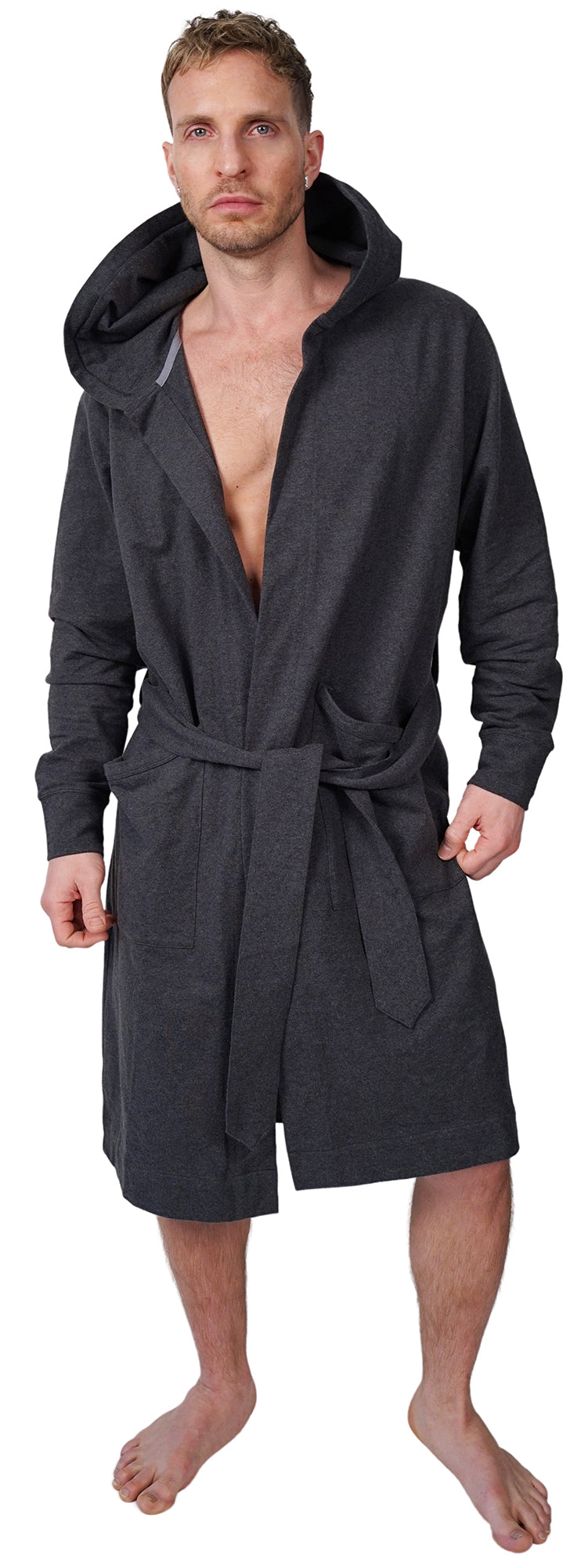 Mack Weldon - &quot;ACE ROBE&quot; in Charcoal Heather