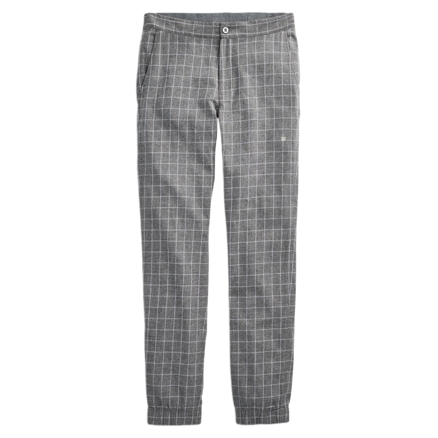 MACK WELDON -  "SUNDAY LOUNGE PANT" in Grey Windowpane