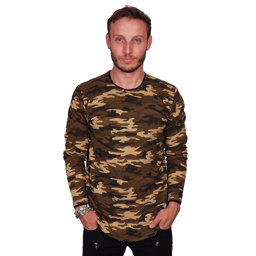 Men's Marcelo Pequeno - "DESERT STORM" Long Sleeved Shirt
