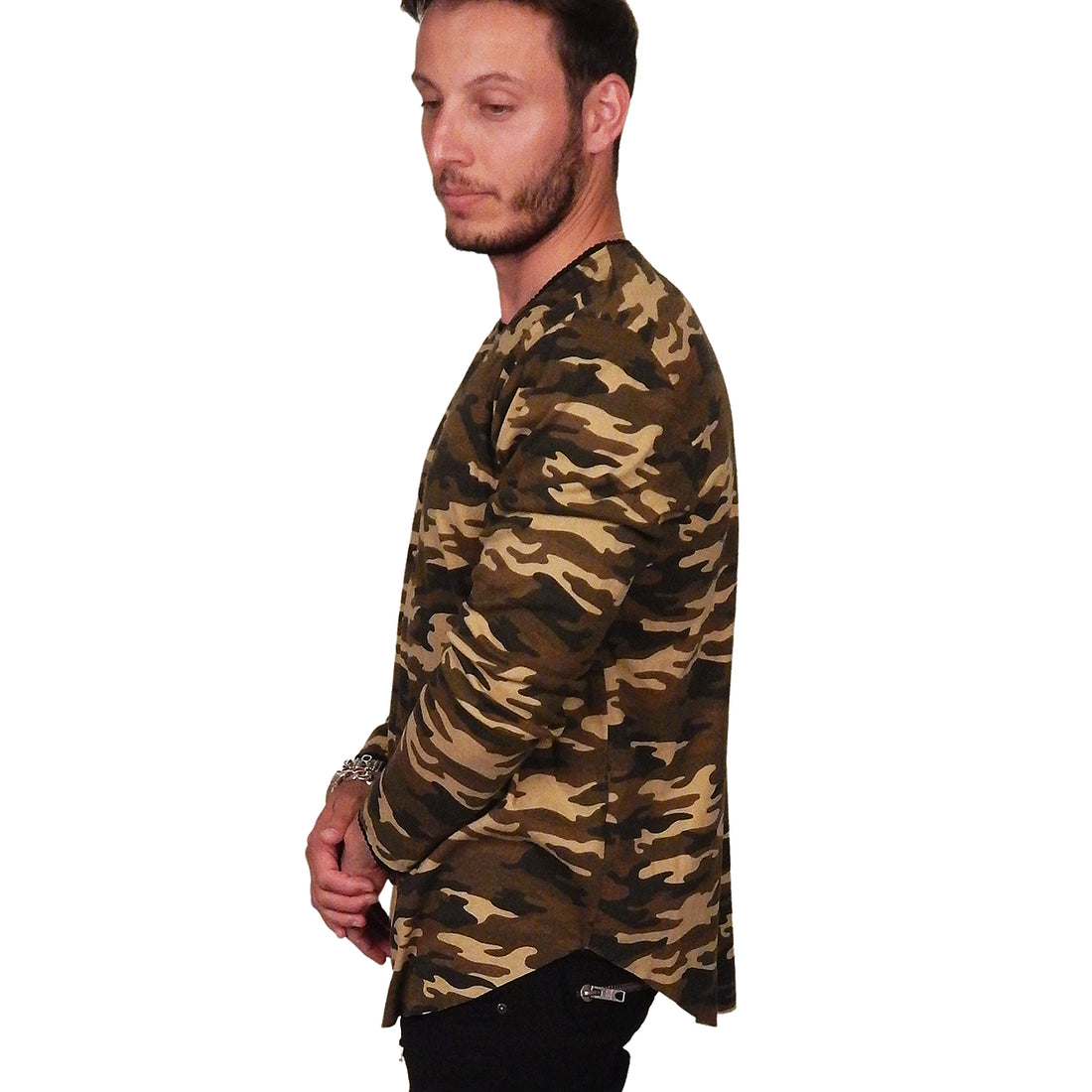Men's Marcelo Pequeno - "DESERT STORM" Long Sleeved Shirt