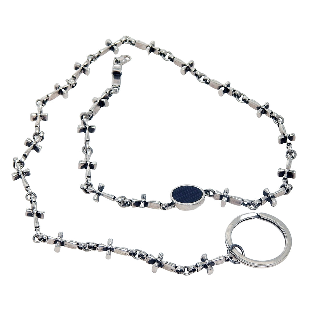 MARCOS - "CROSS" Wallet Chain  in Sterling Silver