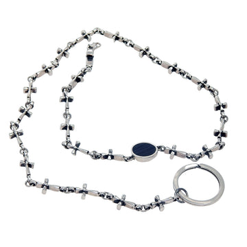 MARCOS - "CROSS" Wallet Chain  in Sterling Silver
