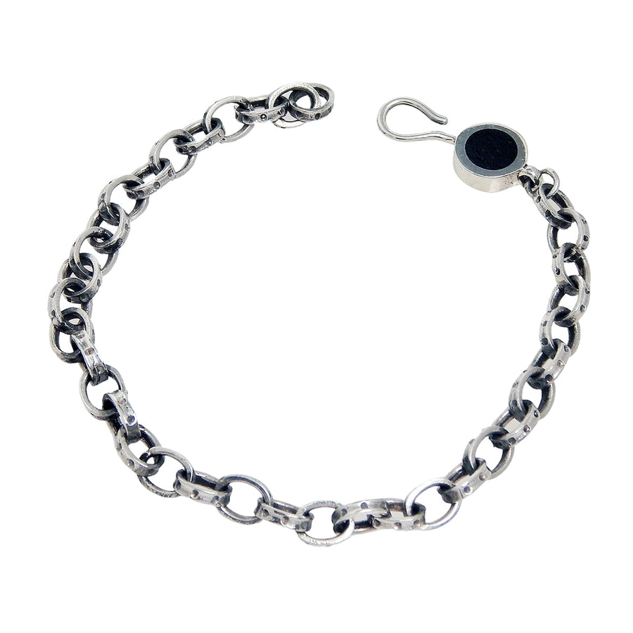 MARCOS - "OVAL LINK"  Bracelet in Sterling Silver