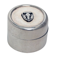 MARCOS - "PILL BOX" with Inlaid EBONY WOOD in Sterling Silver