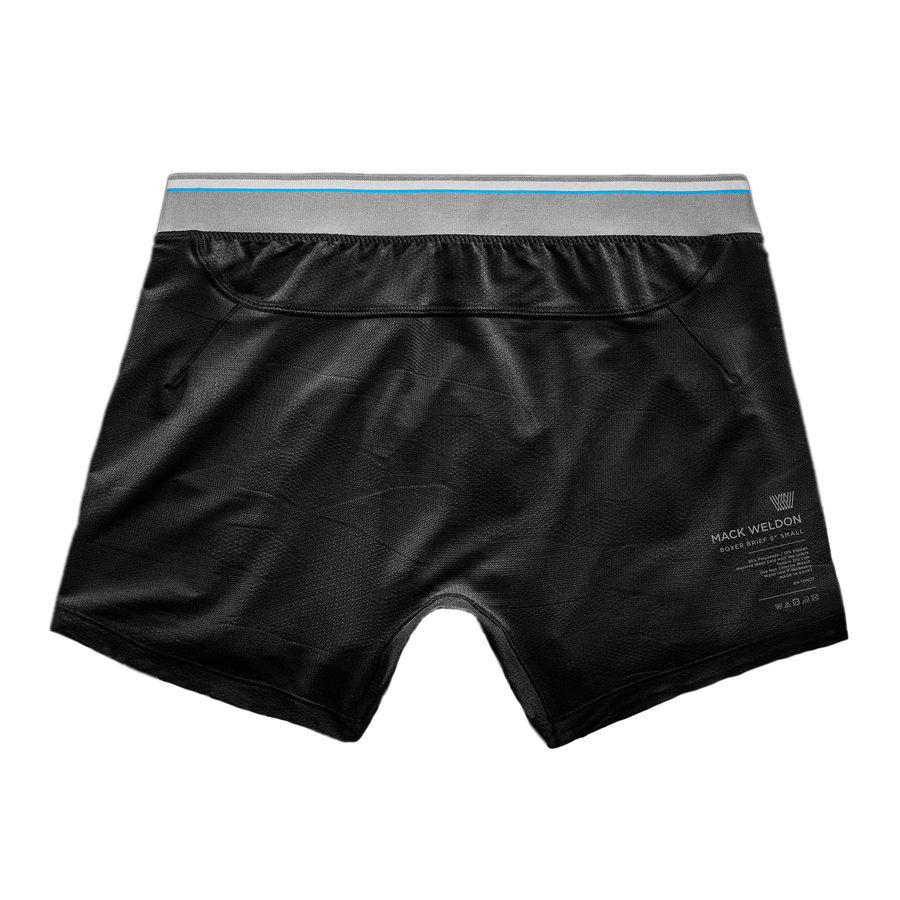Mack Weldon - Limited Edition "AIRKNITxHD" Boxer Brief in True Black