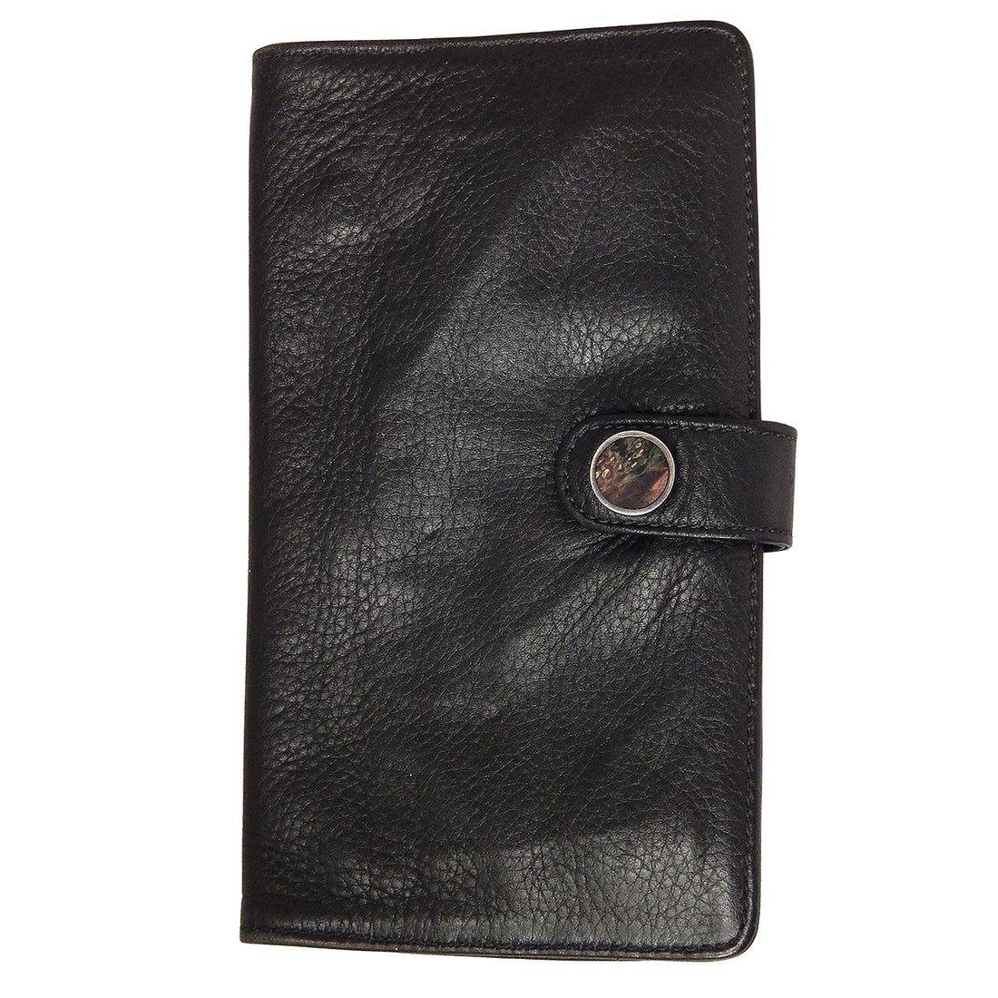 MARCOS - "CUSTOM WALLET" with inlaid ELDER BOX WOOD and Sterling Silver Accents