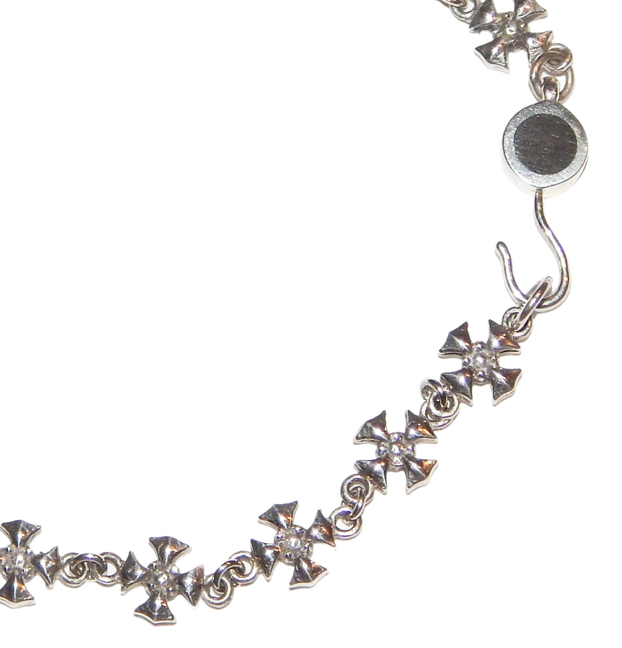 MARCOS - "CROSS"  Medium Link Bracelet