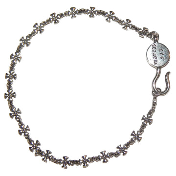 MARCOS - "CROSS"  Small Link Bracelet