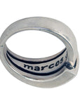 MARCOS - "SCROLL" Inscribed Sterling Silver Ring