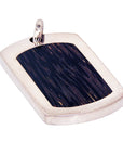 MARCOS - "DOGTAG with INLAID BOX ELDERWOOD" - Large