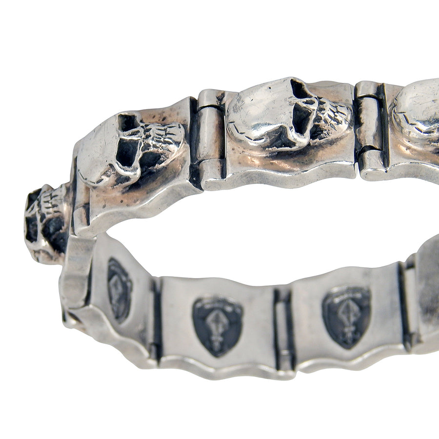 MARCOS - "SKULL" Limited Edition Bracelet in Sterling Silver