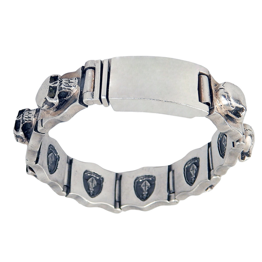 MARCOS - "SKULL" Limited Edition Bracelet in Sterling Silver