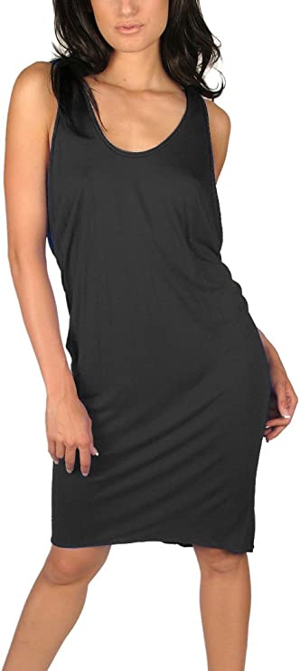 Women&#39;s Morphine Generation - &quot;Racerback Dress&quot; with Braided Details in Black