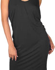 Women's Morphine Generation - "Racerback Dress" with Braided Details in Black
