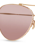 Mr. Leight - "ICHI S" in 18K Rose Gold Frames and Lotus Gradient Lenses