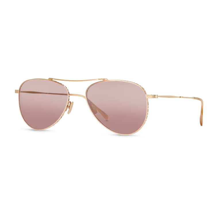 Mr. Leight - &quot;ICHI S&quot; in 18K Rose Gold Frames and Lotus Gradient Lenses