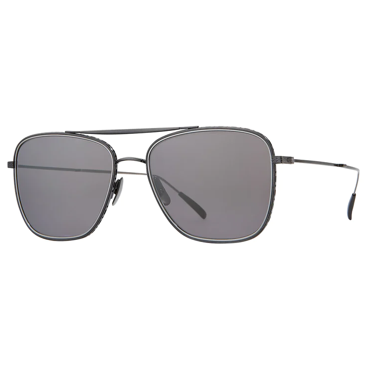 Mr. Leight - "NOVARRO S" Pewter-Black Frames and Black Mirror Lenses