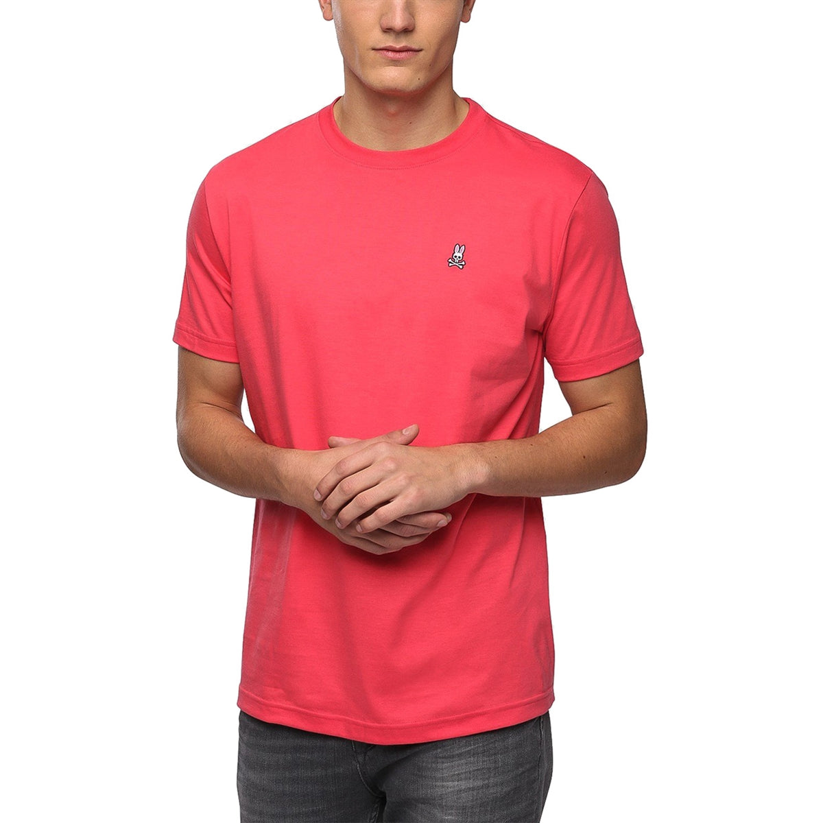 Men&#39;s PSYCHO BUNNY - &quot;CLASSIC T-SHIRT&quot; in Currant