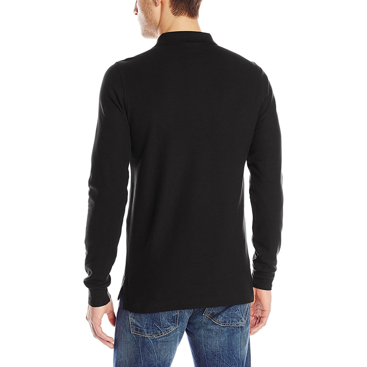 Men&#39;s PSYCHO BUNNY - &quot;LONG SLEEVED POLO&quot; in Black
