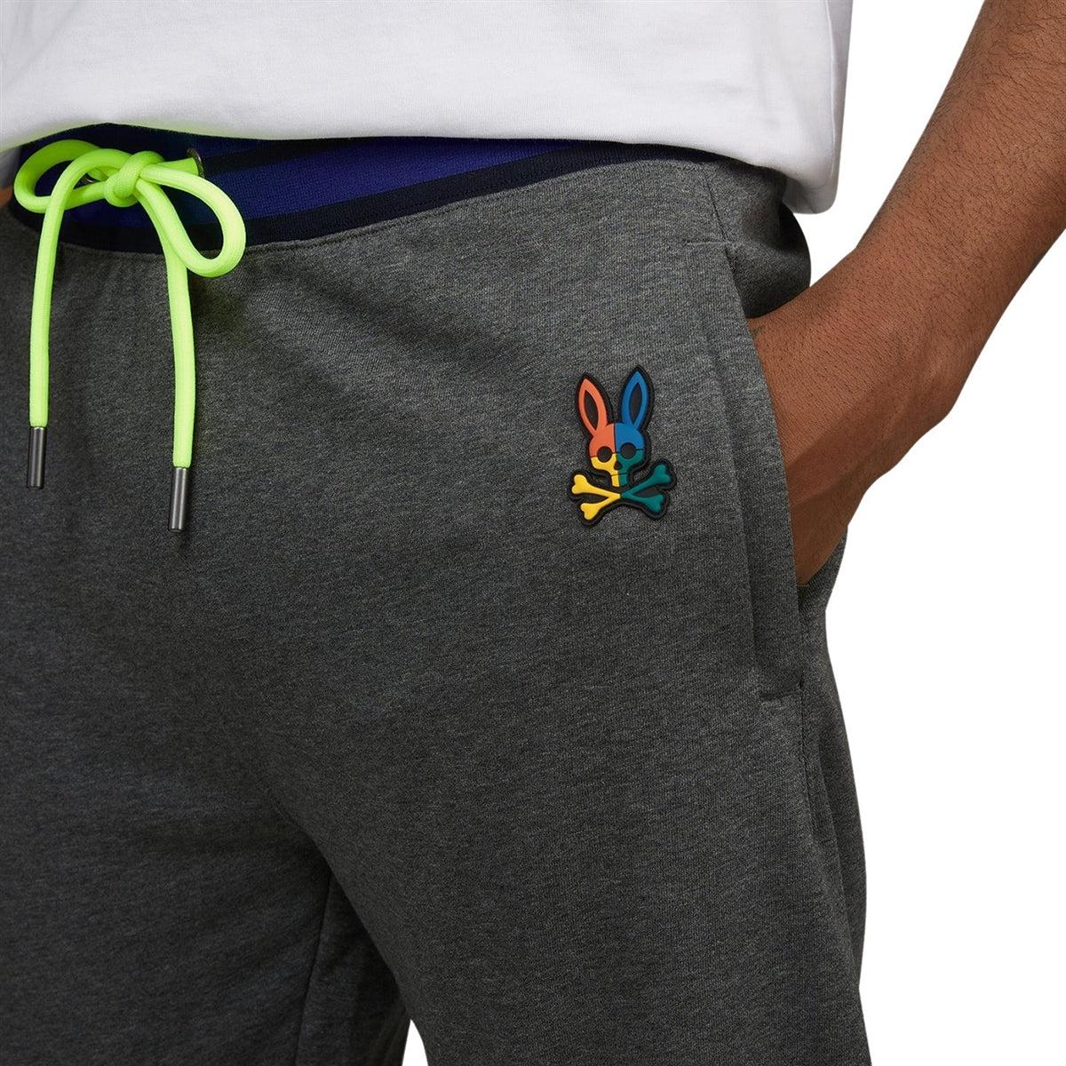 Men&#39;s PSYCHO BUNNY - &quot;WARWICK Sweatpants&quot; in Heather Storm Grey