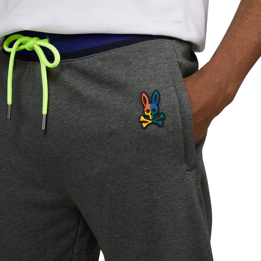 Men's PSYCHO BUNNY - "WARWICK Sweatpants" in Heather Storm Grey