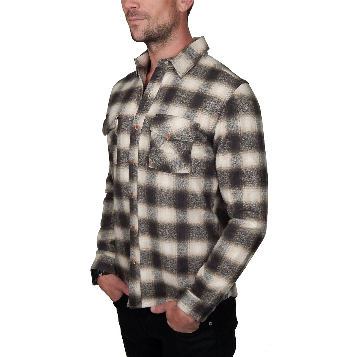 Men&#39;s PROSPECTIVE FLOW - &quot;WINSTON&quot; Flannel Shirt