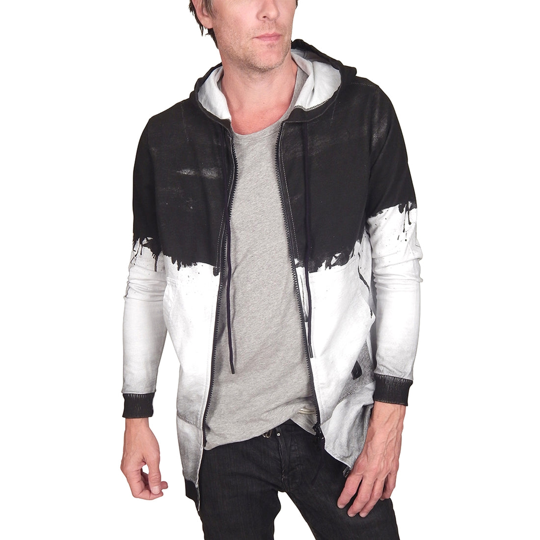 RELIGION - "DREAD" Hoodie in White and Jet Black