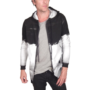 RELIGION - "DREAD" Hoodie in White and Jet Black