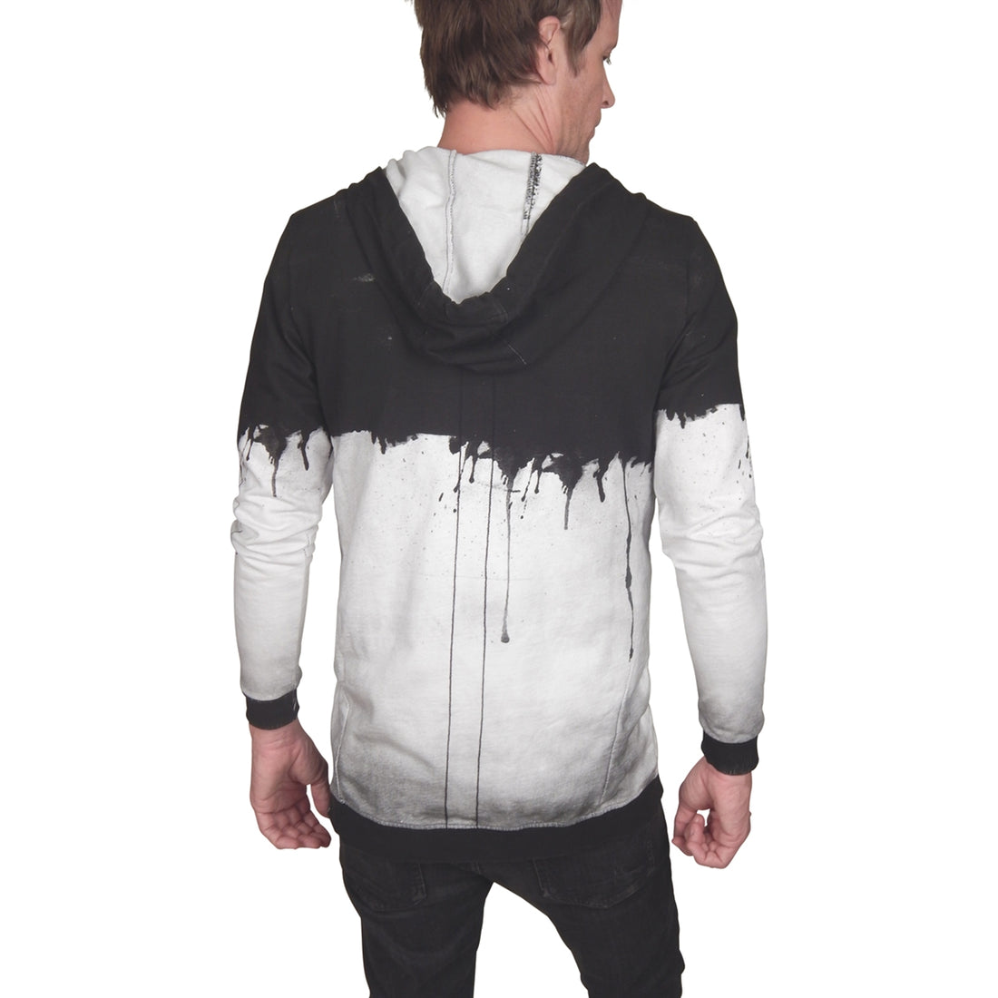 RELIGION - "DREAD" Hoodie in White and Jet Black