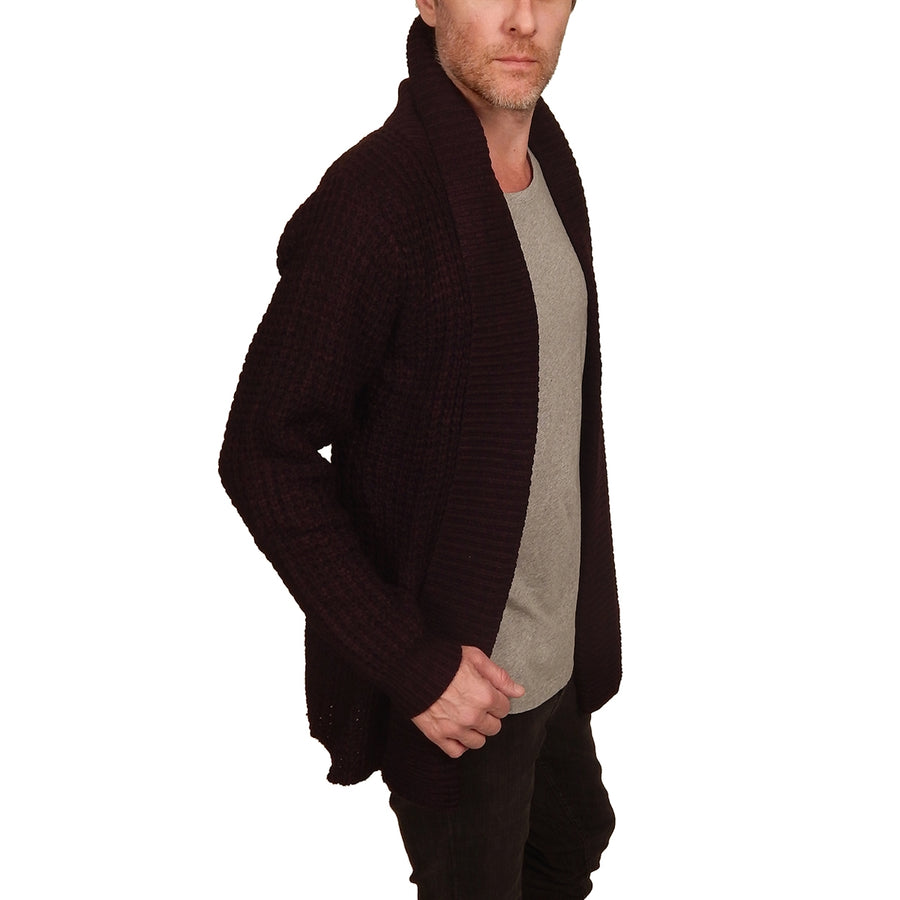 RELIGION - "RANT" Knit Cardigan in Claret