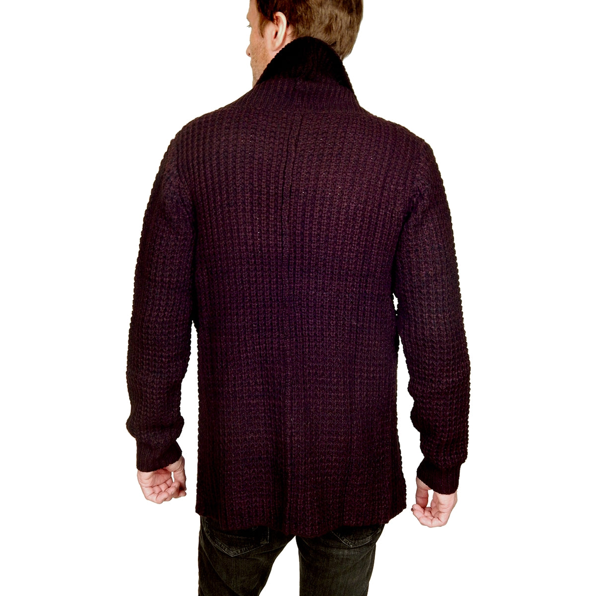 RELIGION - &quot;RANT&quot; Knit Cardigan in Claret