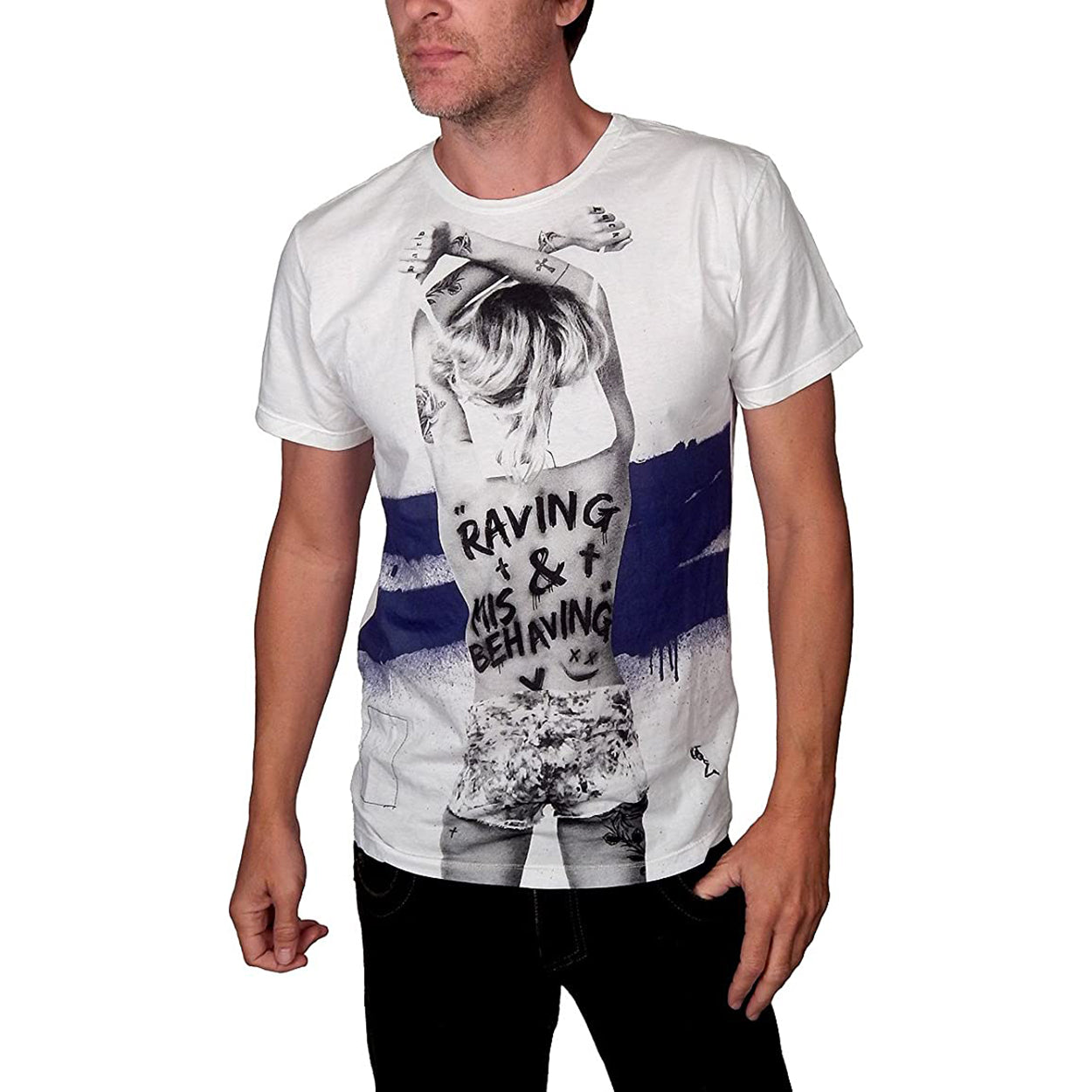 Men&#39;s RELIGION - &quot;RAVING and MISBEHAVING&quot; T-Shirt