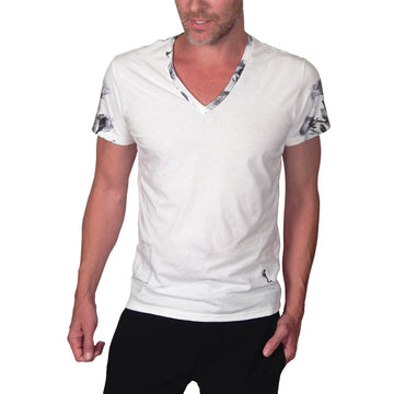 RELIGION - "ROSES and BARBWIRE" SS V-Neck T-Shirt