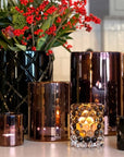 Skogsberg & Smart - "HURRICANE CRYSTAL" Candle in Black