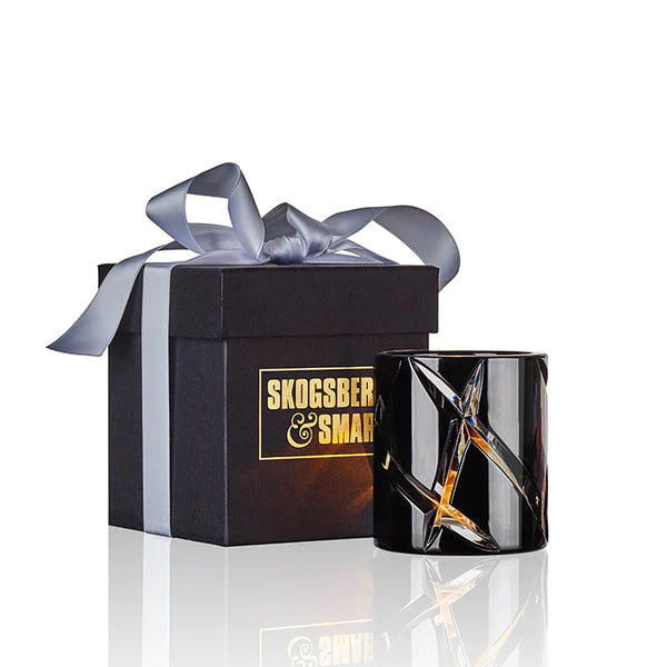Skogsberg & Smart – Hurricane Crystal Candle in Black