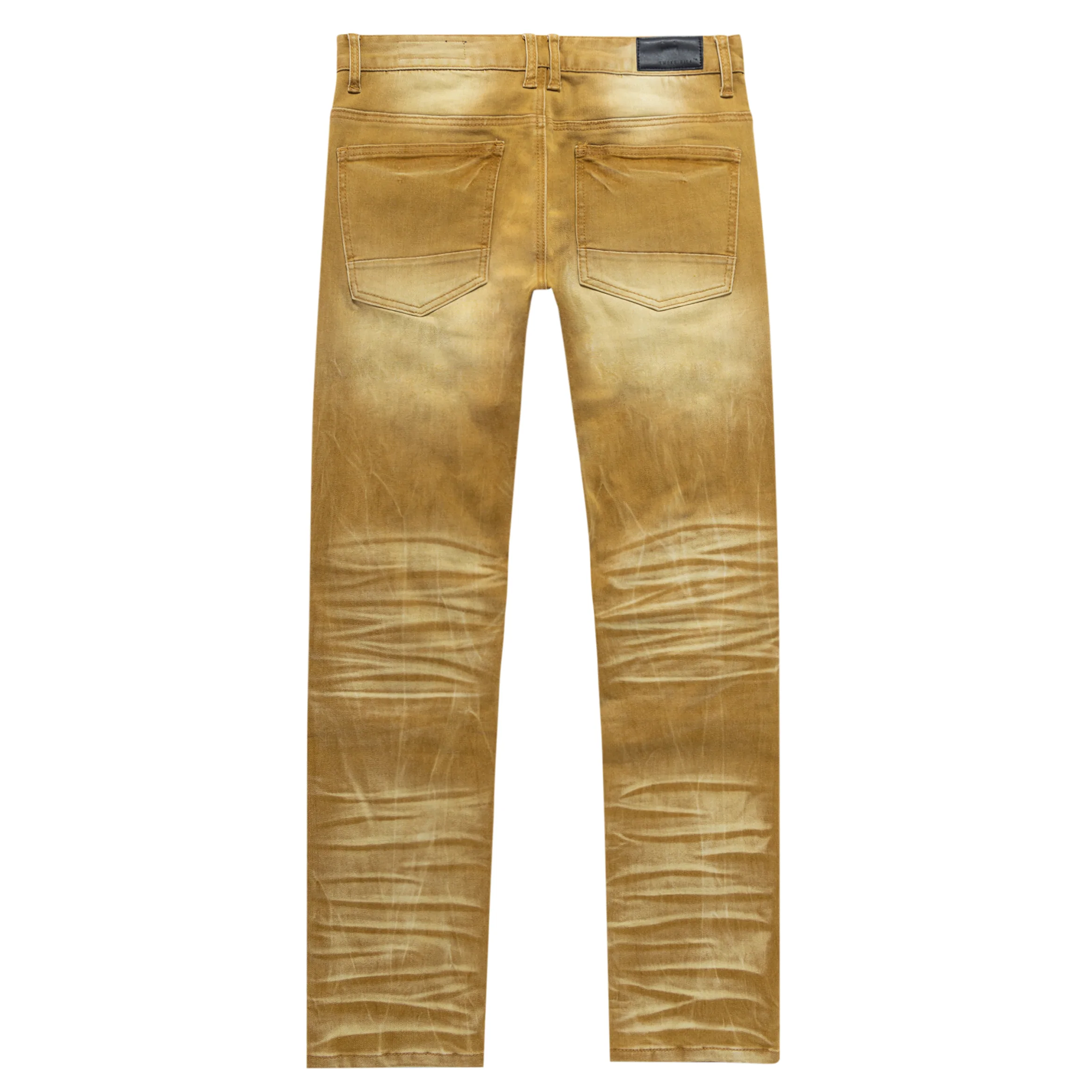 Smoke Rise - &quot;ELLIOTT&quot; Heavy Rip &amp; Repair Jeans in Timber