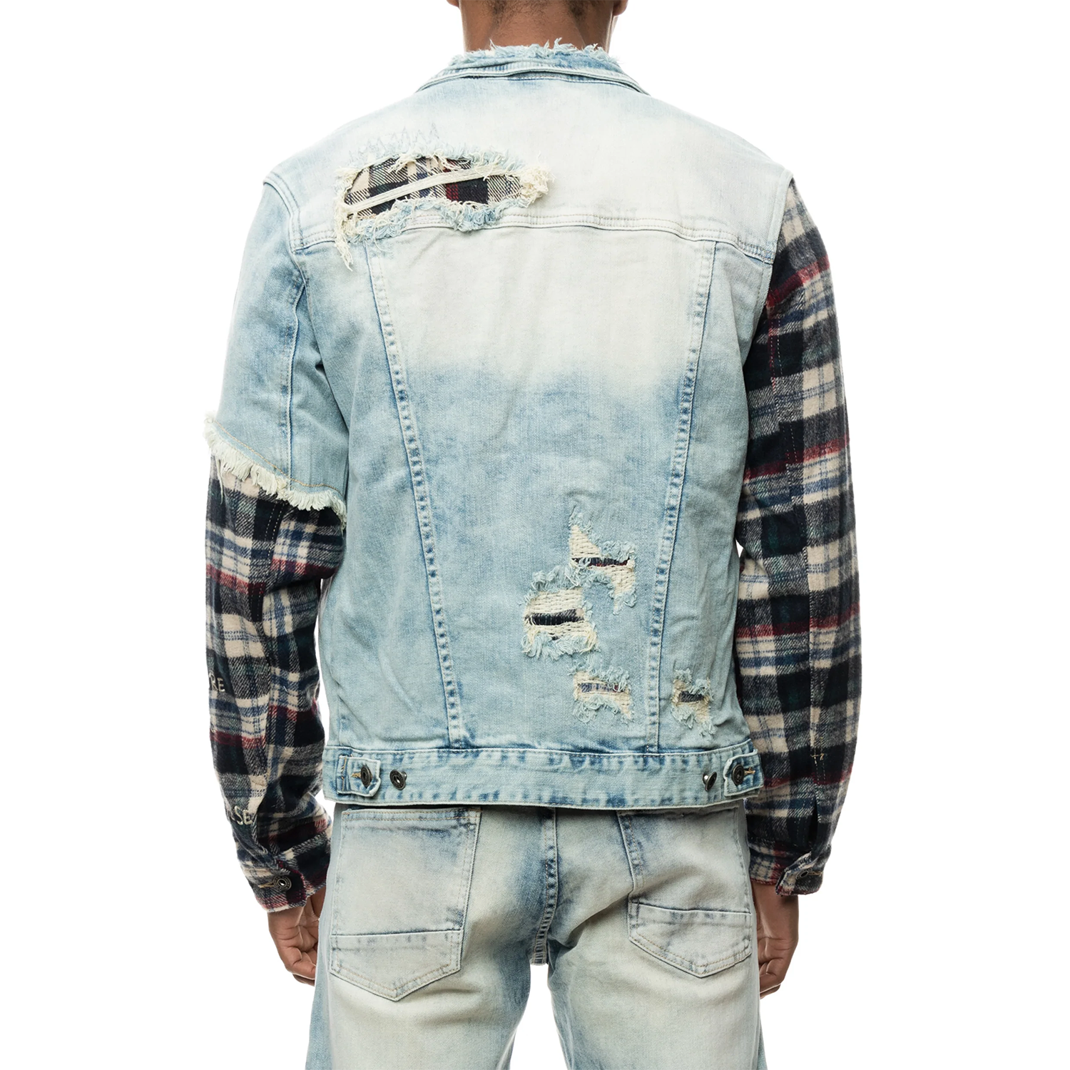 Smoke Rise - &quot;ROTH&quot; Denim and Flannel Jacket