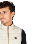 VESTRUM - "BRIGHTON" Light Down Vest in Beige