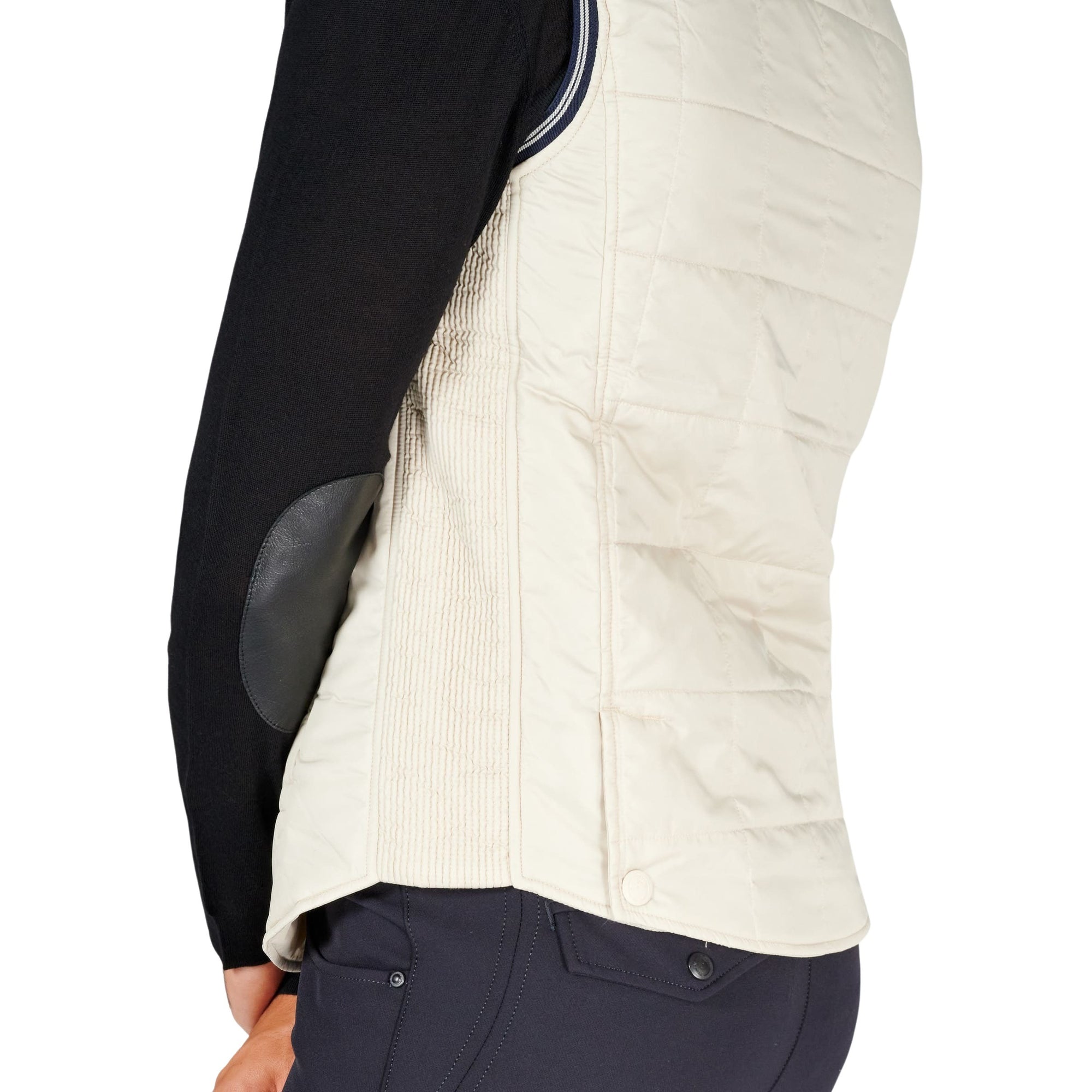 VESTRUM - &quot;BRIGHTON&quot; Light Down Vest in Beige