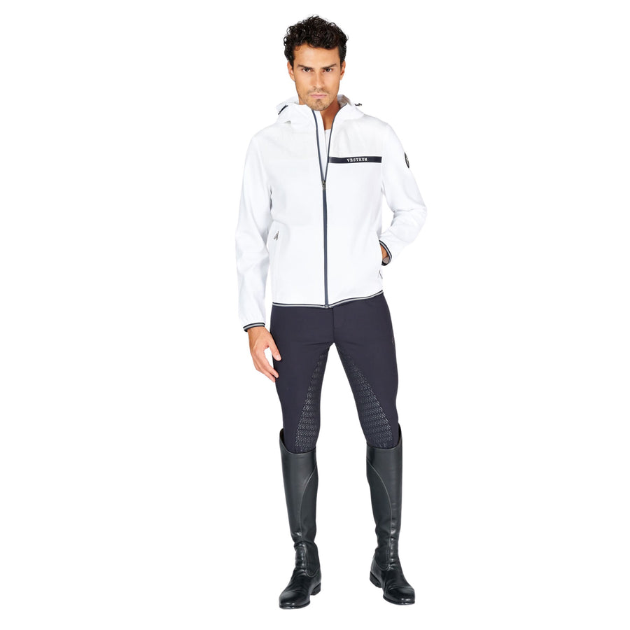 VESTRUM - "LEON" Warm Up Jacket in White