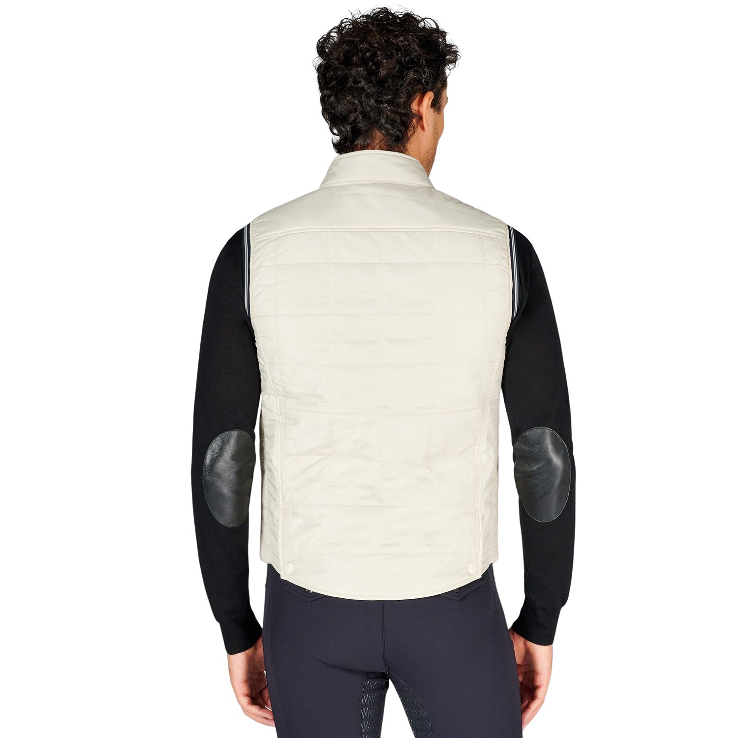 VESTRUM - &quot;BRIGHTON&quot; Light Down Vest in Beige